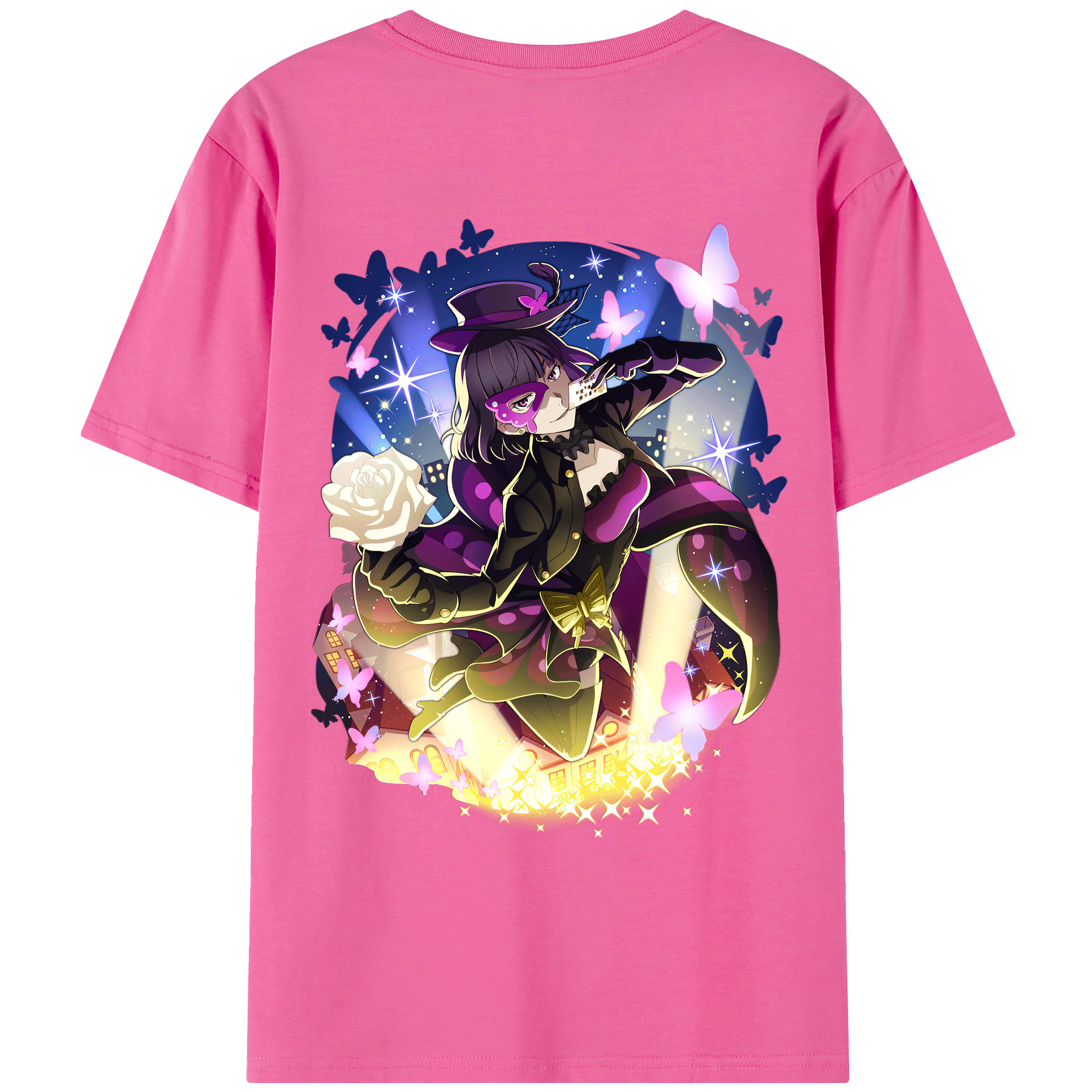 （画像用） 文豪ストレイドッグス Bungo Stray Dogs レディース半袖Tシャツ(バックプリント)